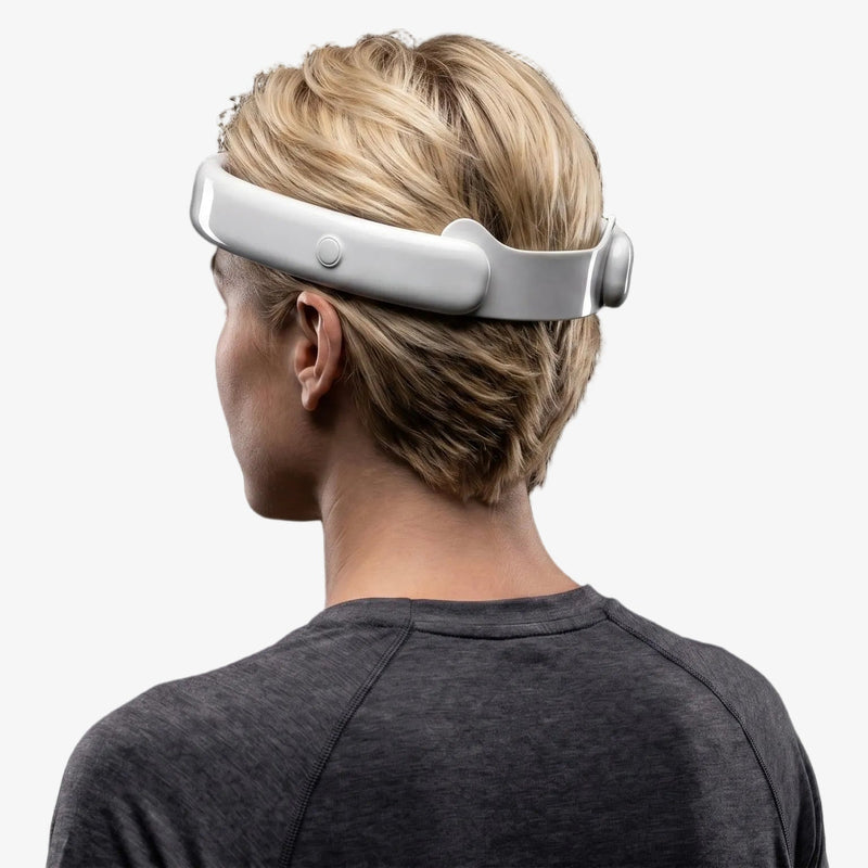 Person wearing MetroBand showcasing the adjustable magnetic Back Band system for a secure, personalized, and comfortable fit.